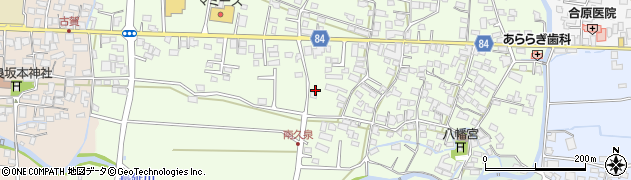 福岡県八女郡広川町久泉540周辺の地図