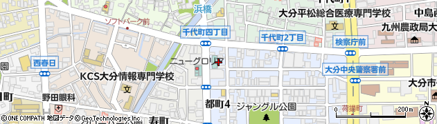 朝日警備保障株式会社　大分支社周辺の地図