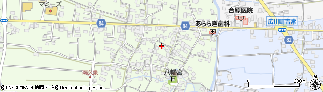 福岡県八女郡広川町久泉126周辺の地図