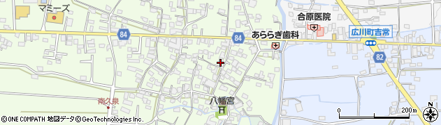 福岡県八女郡広川町久泉120周辺の地図
