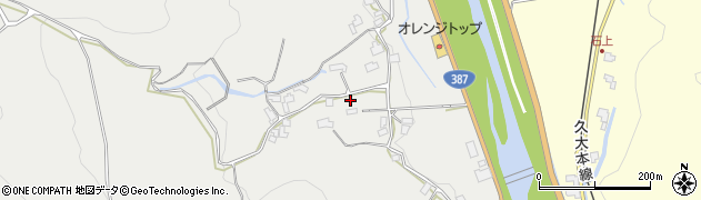 大分県玖珠郡九重町粟野762周辺の地図