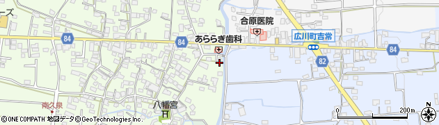 福岡県八女郡広川町久泉1周辺の地図