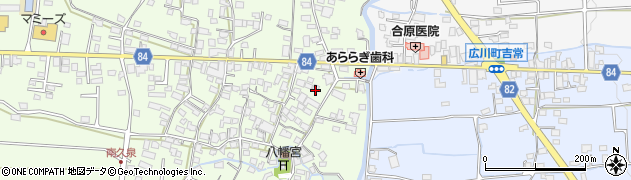 福岡県八女郡広川町久泉73-2周辺の地図