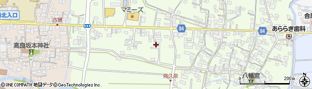 福岡県八女郡広川町久泉532周辺の地図