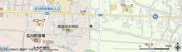 福岡県八女郡広川町久泉472周辺の地図