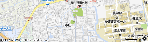 佐賀県佐賀市本庄町本庄843周辺の地図