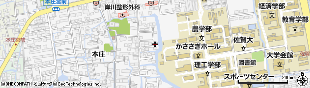 佐賀県佐賀市本庄町本庄550周辺の地図