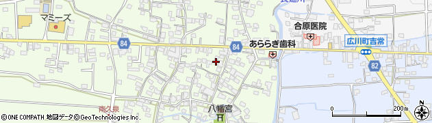 福岡県八女郡広川町久泉118周辺の地図