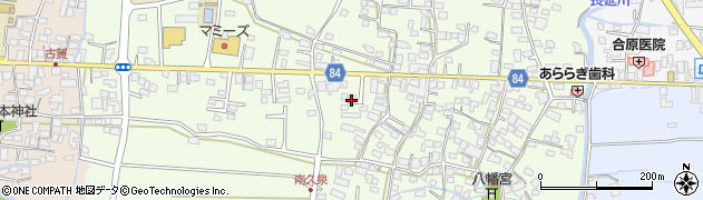 福岡県八女郡広川町久泉550周辺の地図