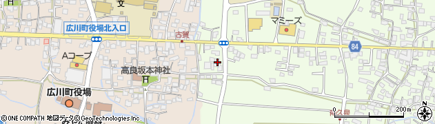 福岡県八女郡広川町久泉456周辺の地図