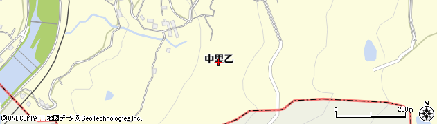 佐賀県伊万里市二里町（中里乙）周辺の地図