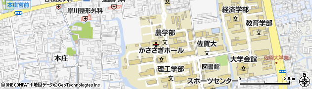 佐賀県佐賀市本庄町本庄518周辺の地図