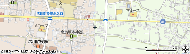 福岡県八女郡広川町久泉475周辺の地図