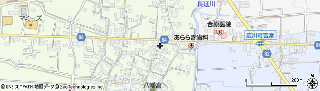 福岡県八女郡広川町久泉78周辺の地図