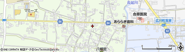 福岡県八女郡広川町久泉107周辺の地図