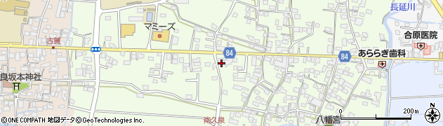 福岡県八女郡広川町久泉544周辺の地図