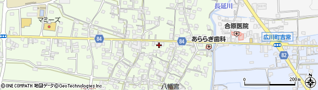 福岡県八女郡広川町久泉114周辺の地図