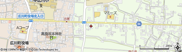 福岡県八女郡広川町久泉488周辺の地図