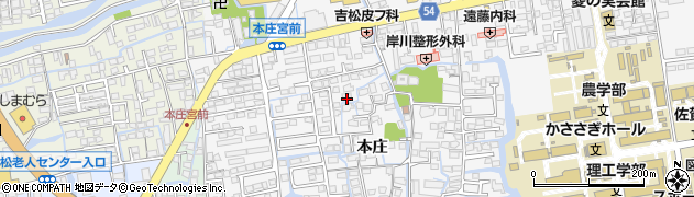 佐賀県佐賀市本庄町本庄907周辺の地図