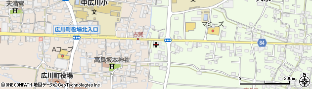福岡県八女郡広川町久泉474周辺の地図