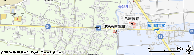 福岡県八女郡広川町久泉91周辺の地図