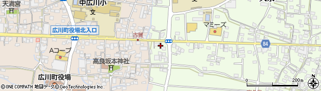 福岡県八女郡広川町久泉485周辺の地図