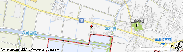 福岡県久留米市三潴町西牟田1474周辺の地図