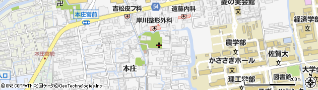 東寺小路公園周辺の地図