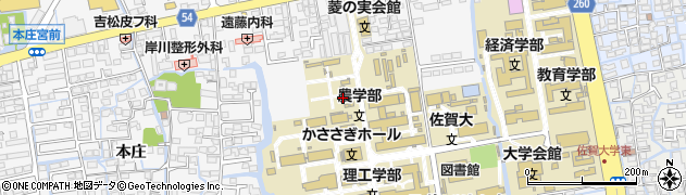 佐賀県佐賀市本庄町本庄519周辺の地図