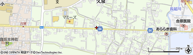 福岡県八女郡広川町久泉545周辺の地図