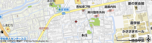 佐賀県佐賀市本庄町本庄884周辺の地図