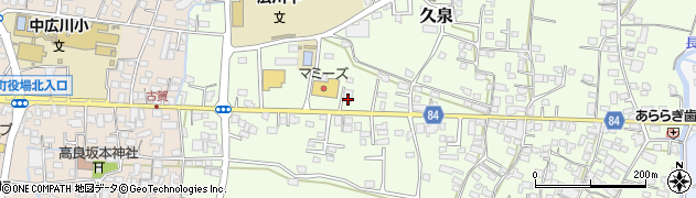 福岡県八女郡広川町久泉508周辺の地図