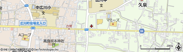 福岡県八女郡広川町久泉483周辺の地図