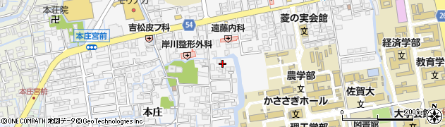佐賀県佐賀市本庄町本庄542周辺の地図