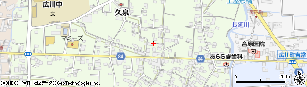 福岡県八女郡広川町久泉779周辺の地図