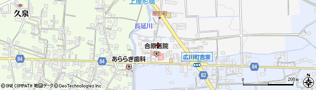 福岡県八女郡広川町長延602周辺の地図