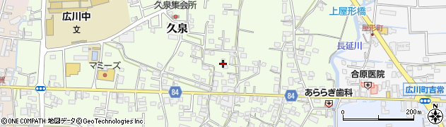 福岡県八女郡広川町久泉778-3周辺の地図