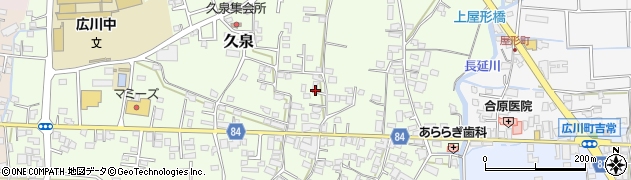 福岡県八女郡広川町久泉778-2周辺の地図