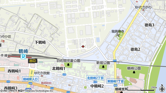 〒870-0106 大分県大分市鶴崎の地図