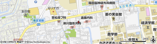 佐賀県佐賀市本庄町本庄859周辺の地図
