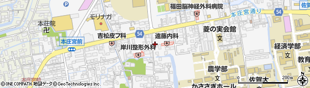 佐賀県佐賀市本庄町本庄541周辺の地図
