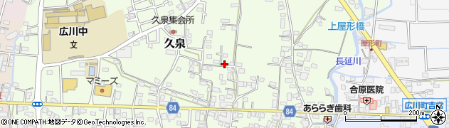 福岡県八女郡広川町久泉775-11周辺の地図