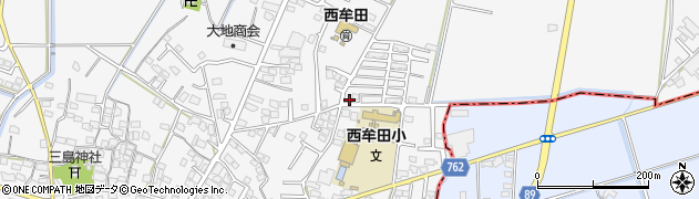 福岡県久留米市三潴町西牟田4625周辺の地図