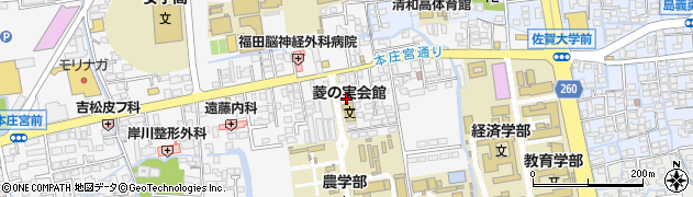佐賀県佐賀市本庄町本庄457周辺の地図