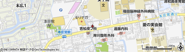 佐賀県佐賀市本庄町本庄1224周辺の地図