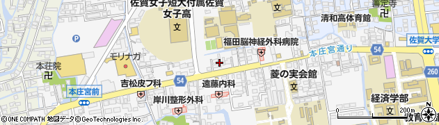 佐賀県佐賀市本庄町本庄1232周辺の地図