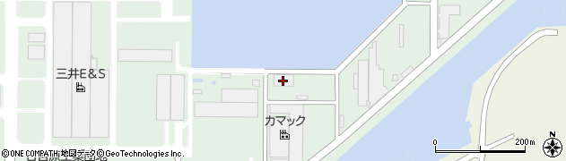 株式会社上組　鶴崎出張所三井造船構内事務所周辺の地図