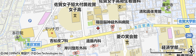佐賀県佐賀市本庄町本庄1233周辺の地図