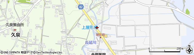 福岡県八女郡広川町長延657周辺の地図