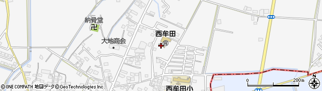 福岡県久留米市三潴町西牟田4583周辺の地図
